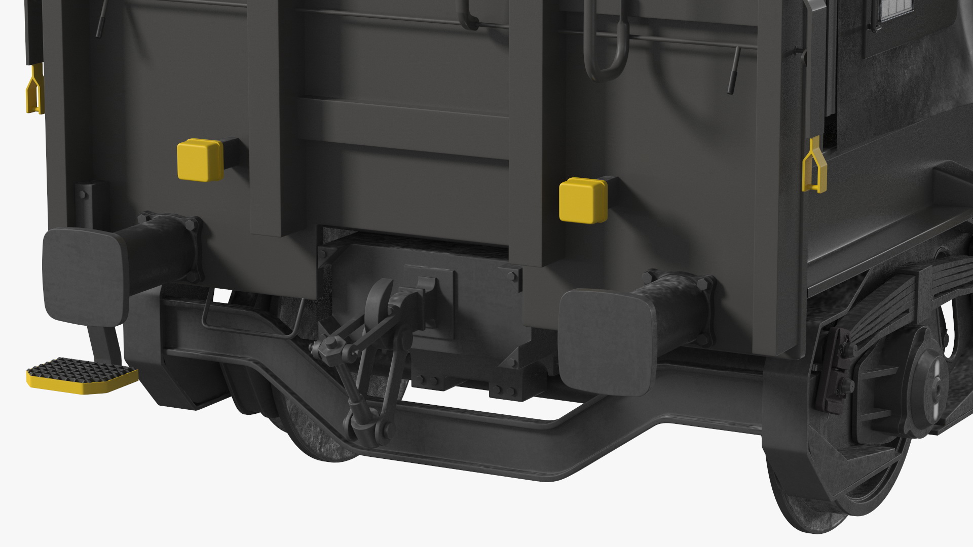 3D Tarpaulin Freight Wagon No Interior Clear