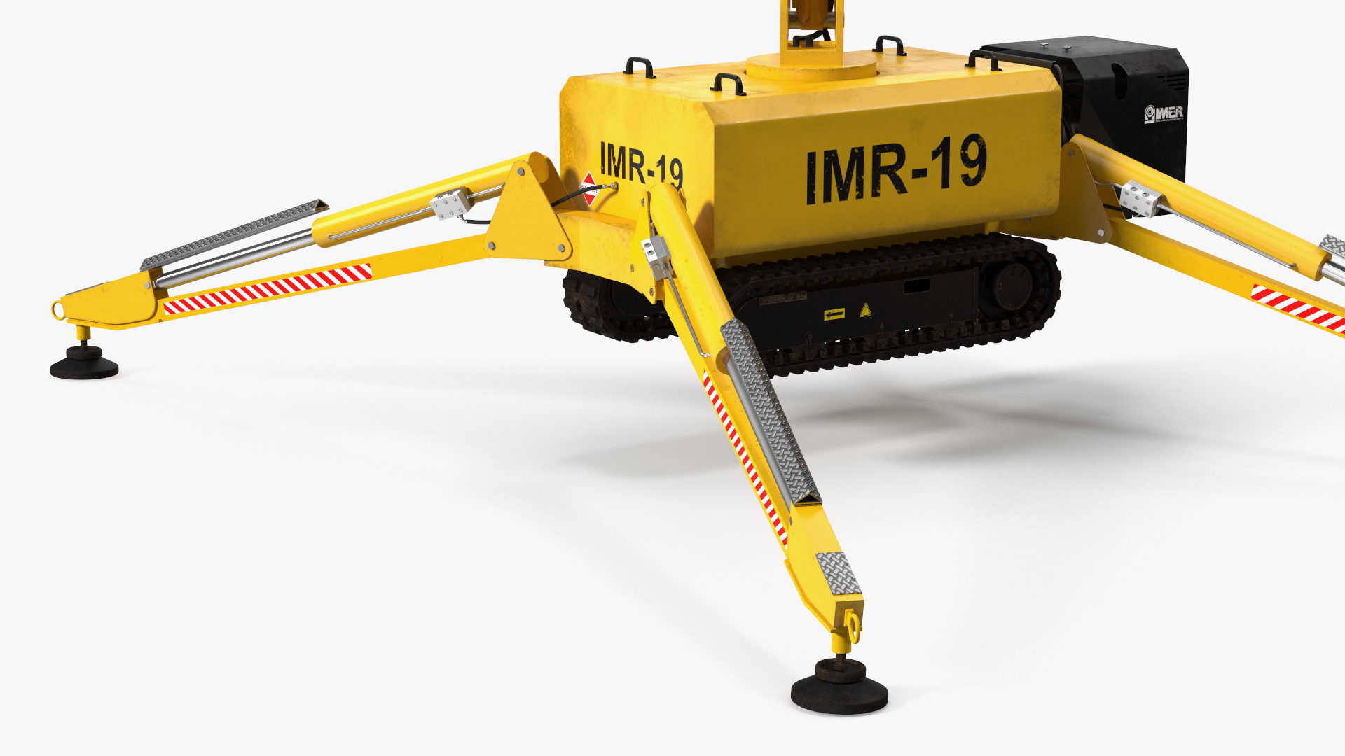 Articulated Boom Lift With Crawler Chassis 3D