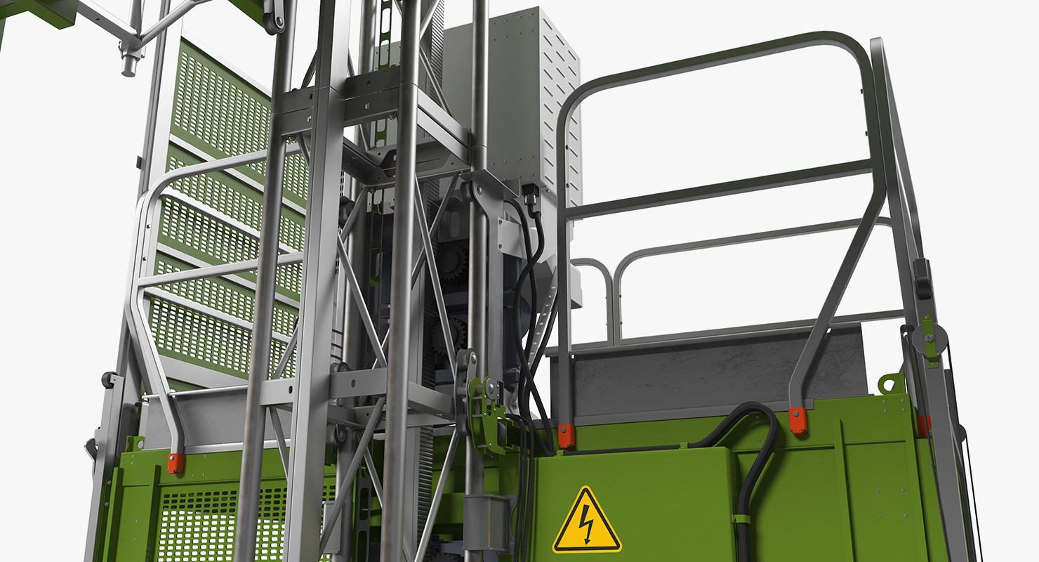 Construction Hoists 3D model