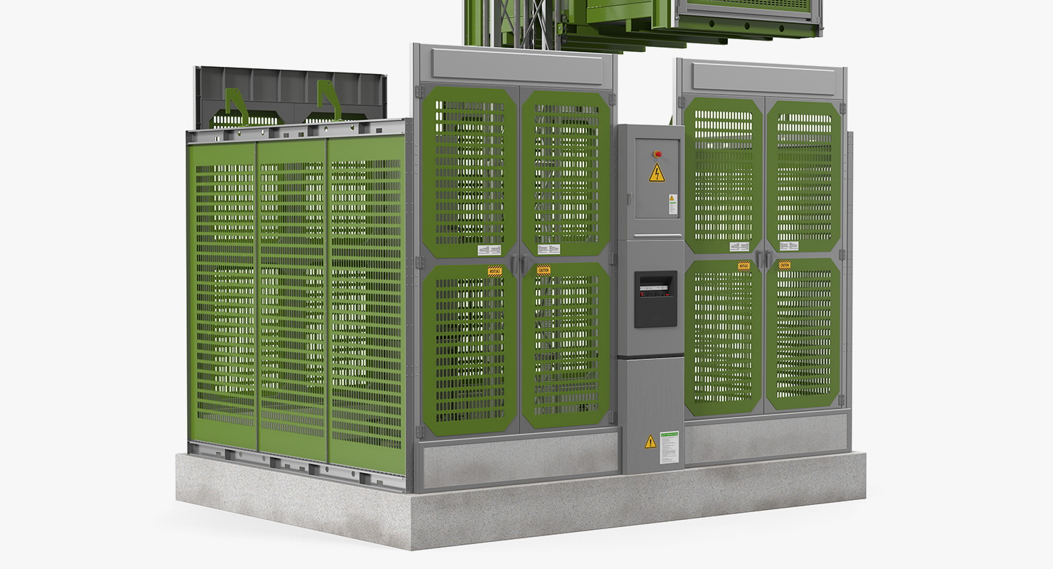 Construction Hoists 3D model