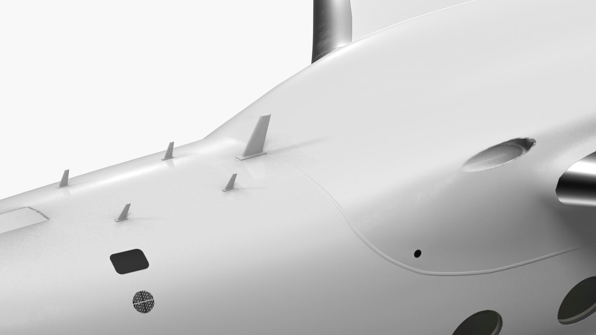 3D Twin Engine Business Jet Flight