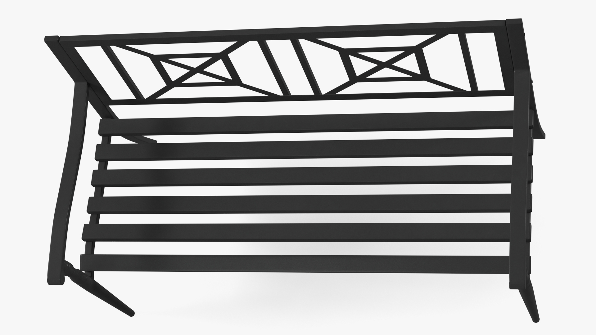 3D Urban Park Bench