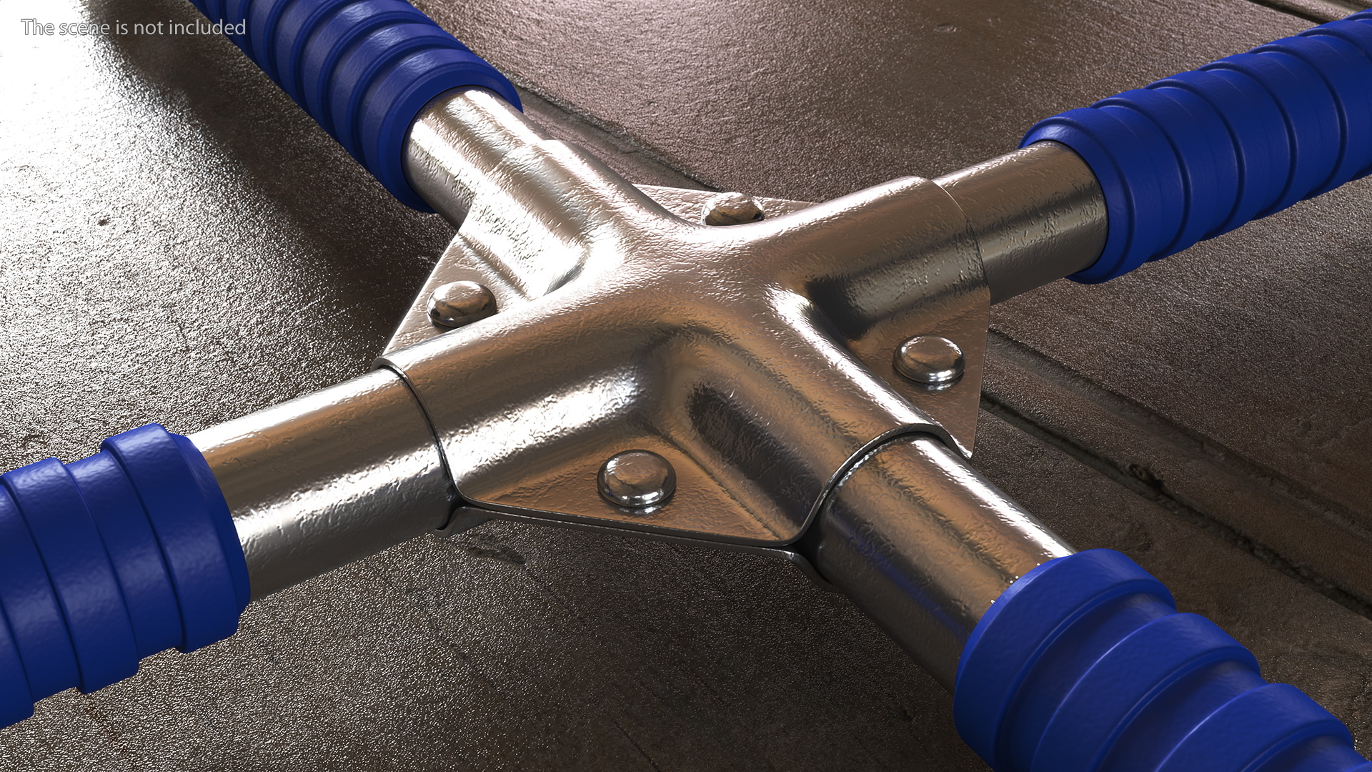 3D Anti Slip Four Way Lug Nut Wrench model
