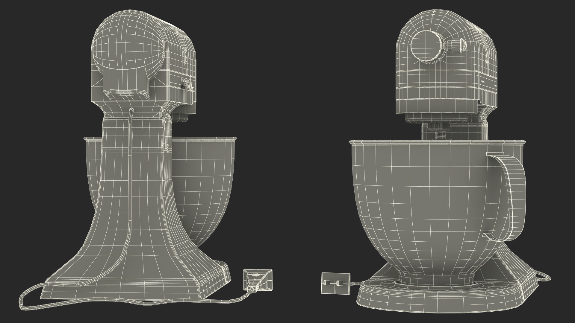 Retro Stand Mixer 3D