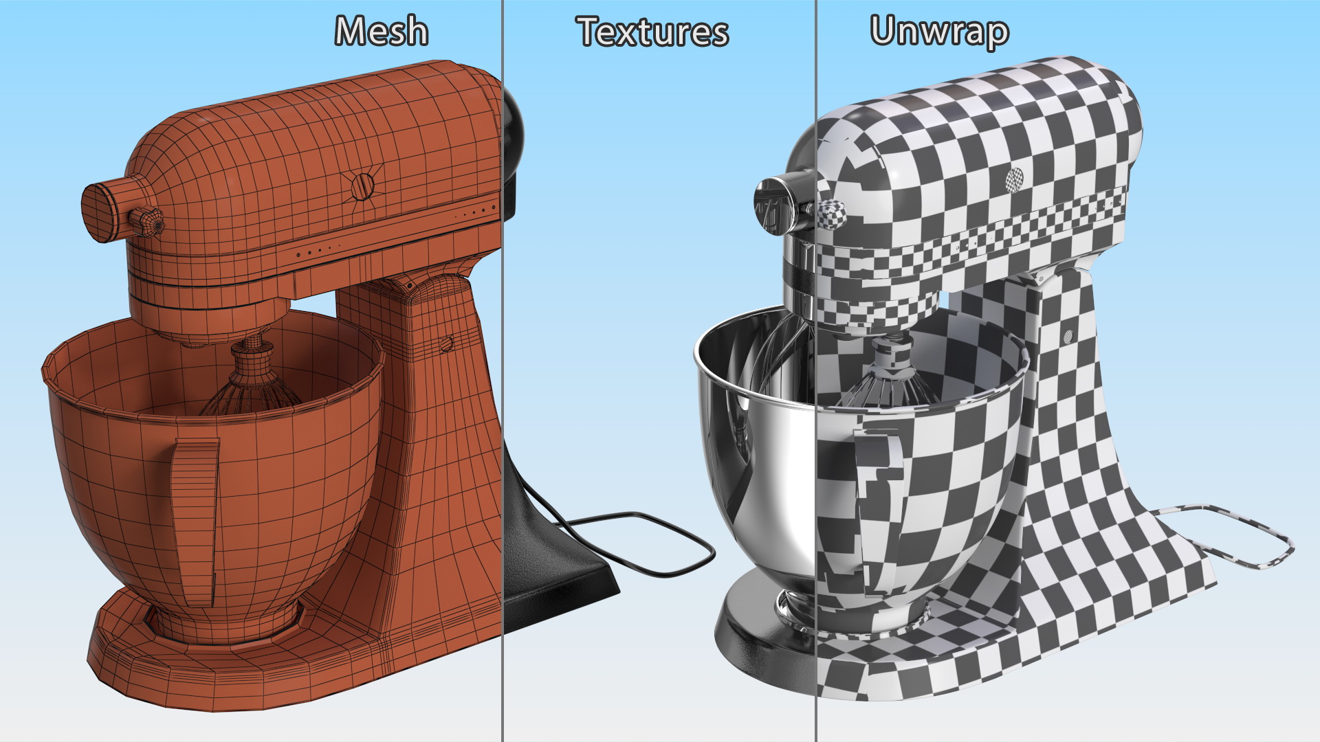 Retro Stand Mixer 3D