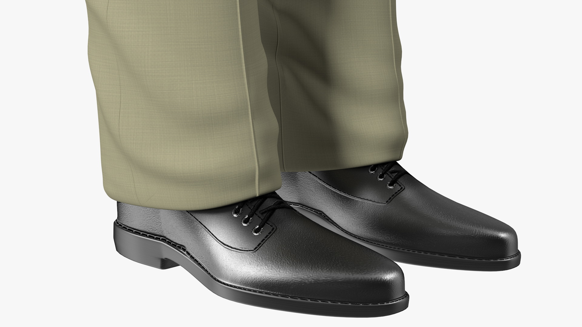 Light Skin Black Man in Formal Suit Rigged 3D