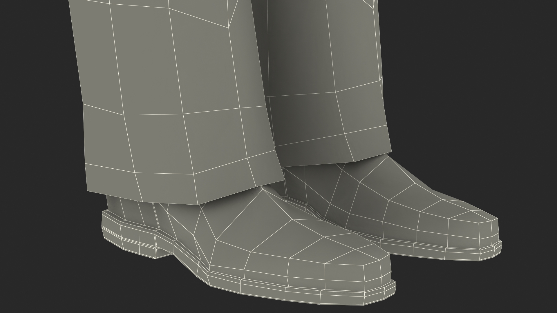 Light Skin Black Man in Formal Suit Rigged 3D