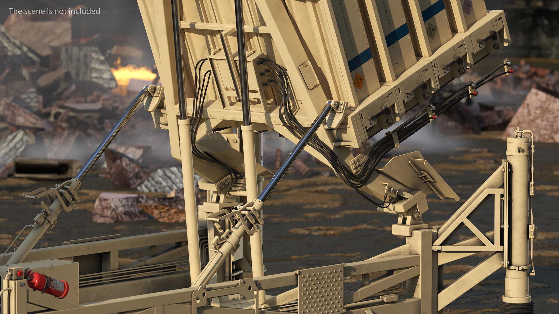 3D Armed Iron Dome Mobile Air Defense System