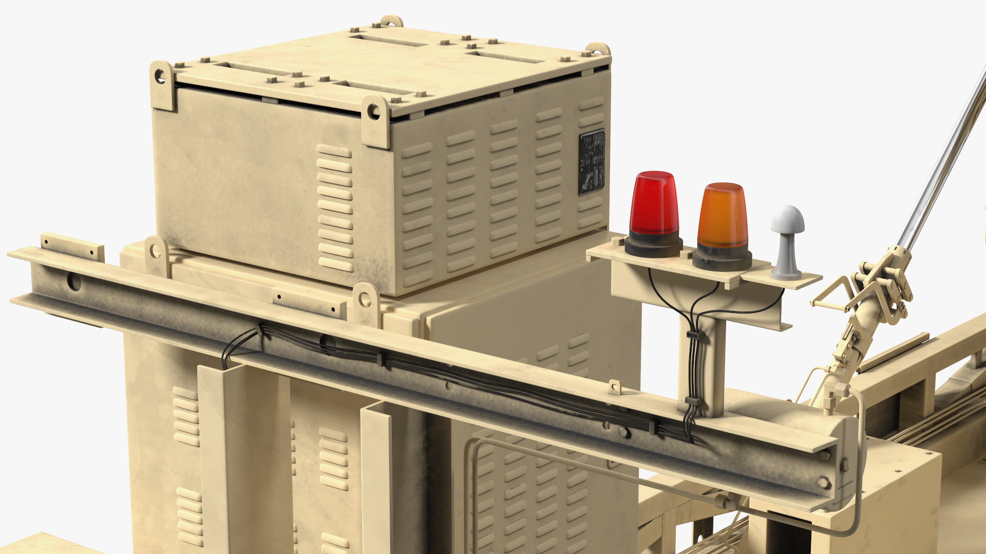 3D Armed Iron Dome Mobile Air Defense System
