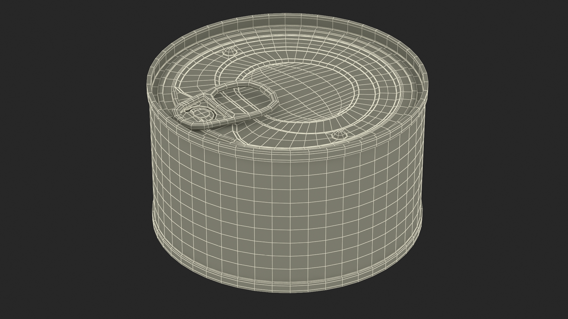 3D Canned Salmon model
