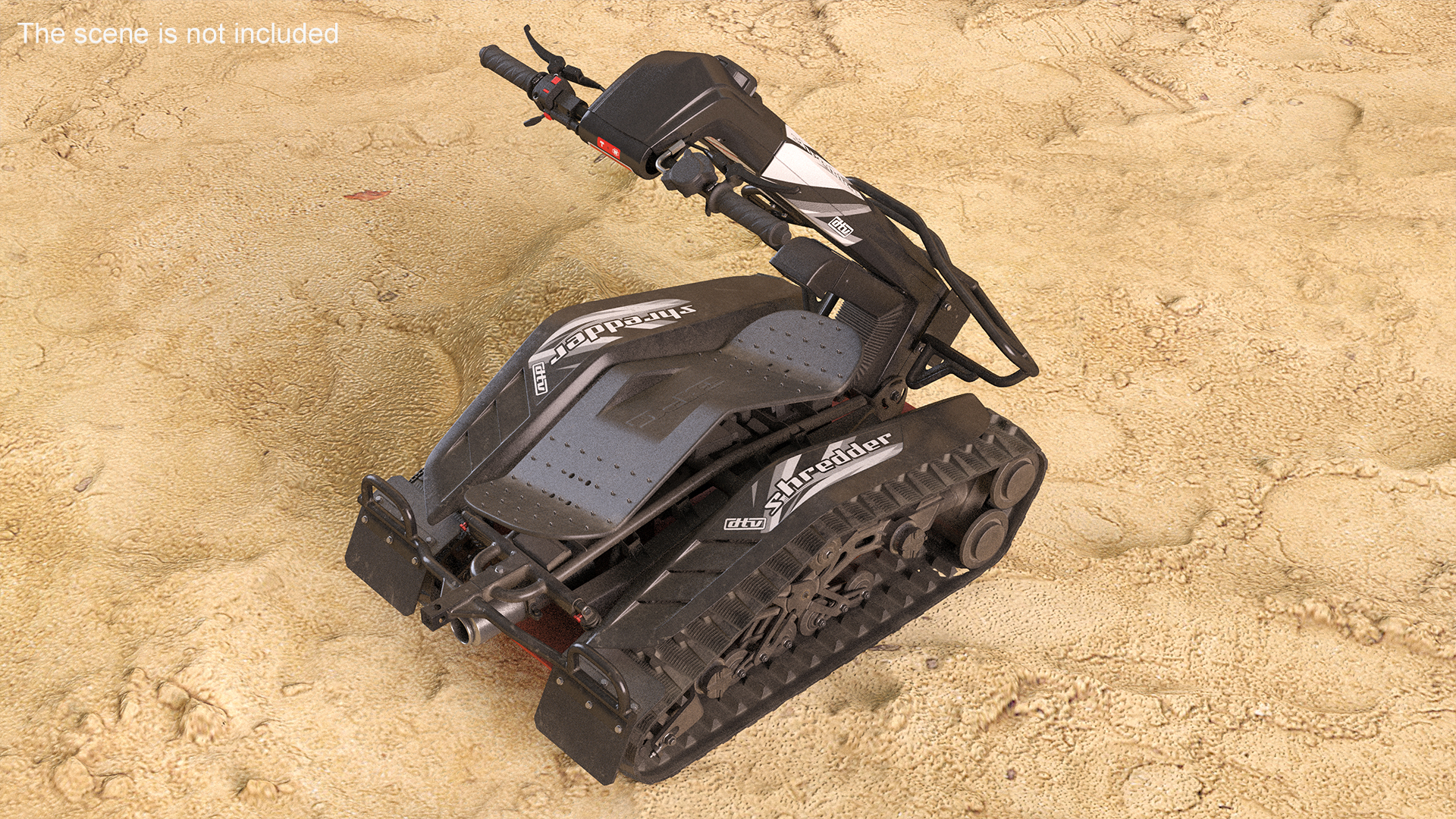 3D model Dirt All Terrain Scooter DTV Rigged