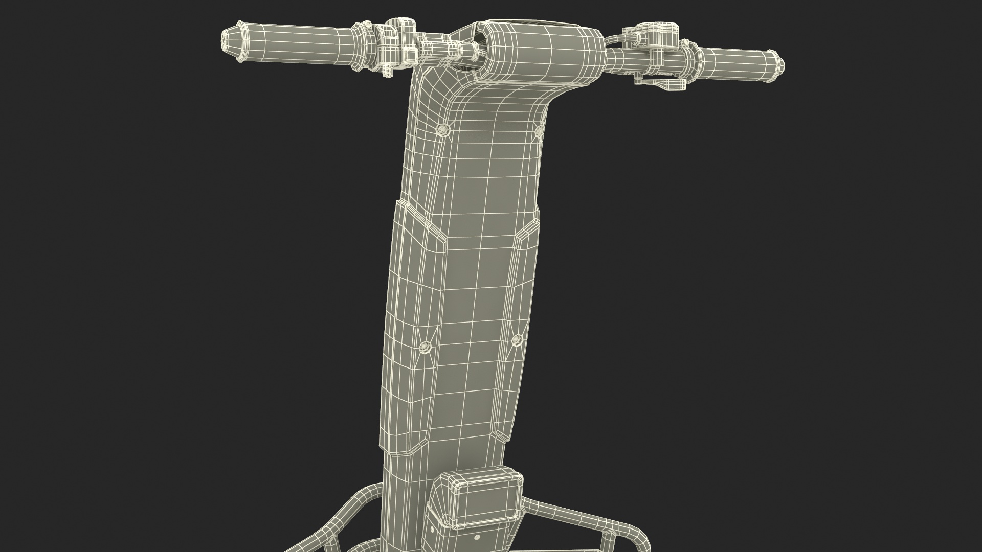 3D model Dirt All Terrain Scooter DTV Rigged