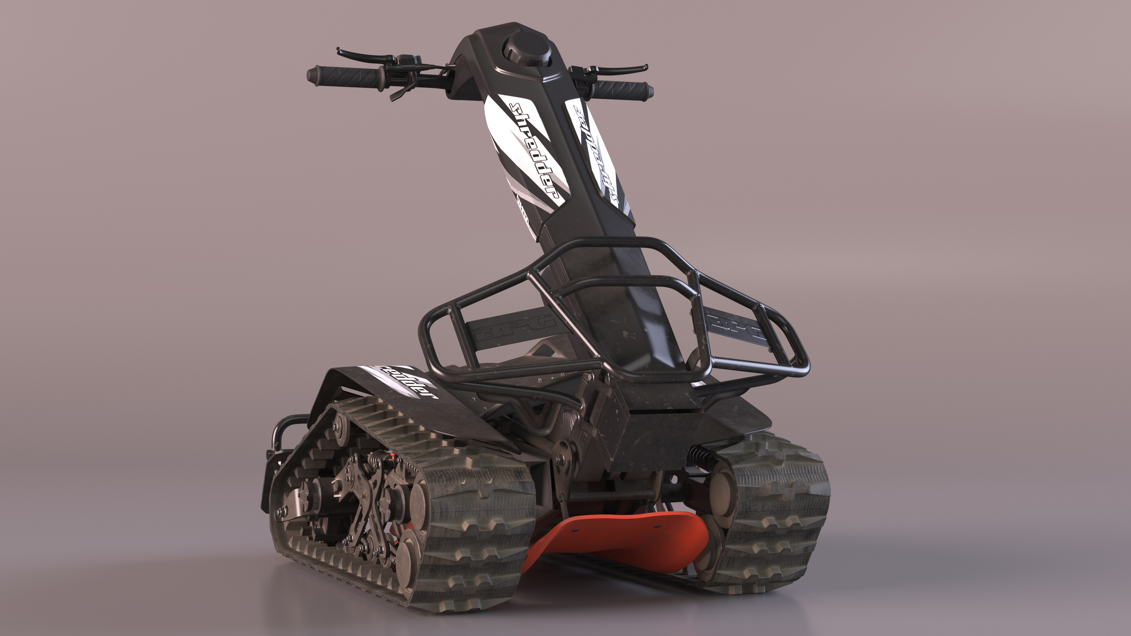 3D model Dirt All Terrain Scooter DTV Rigged