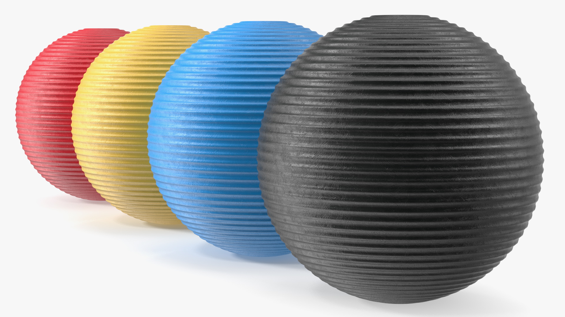 3D Croquet Balls model