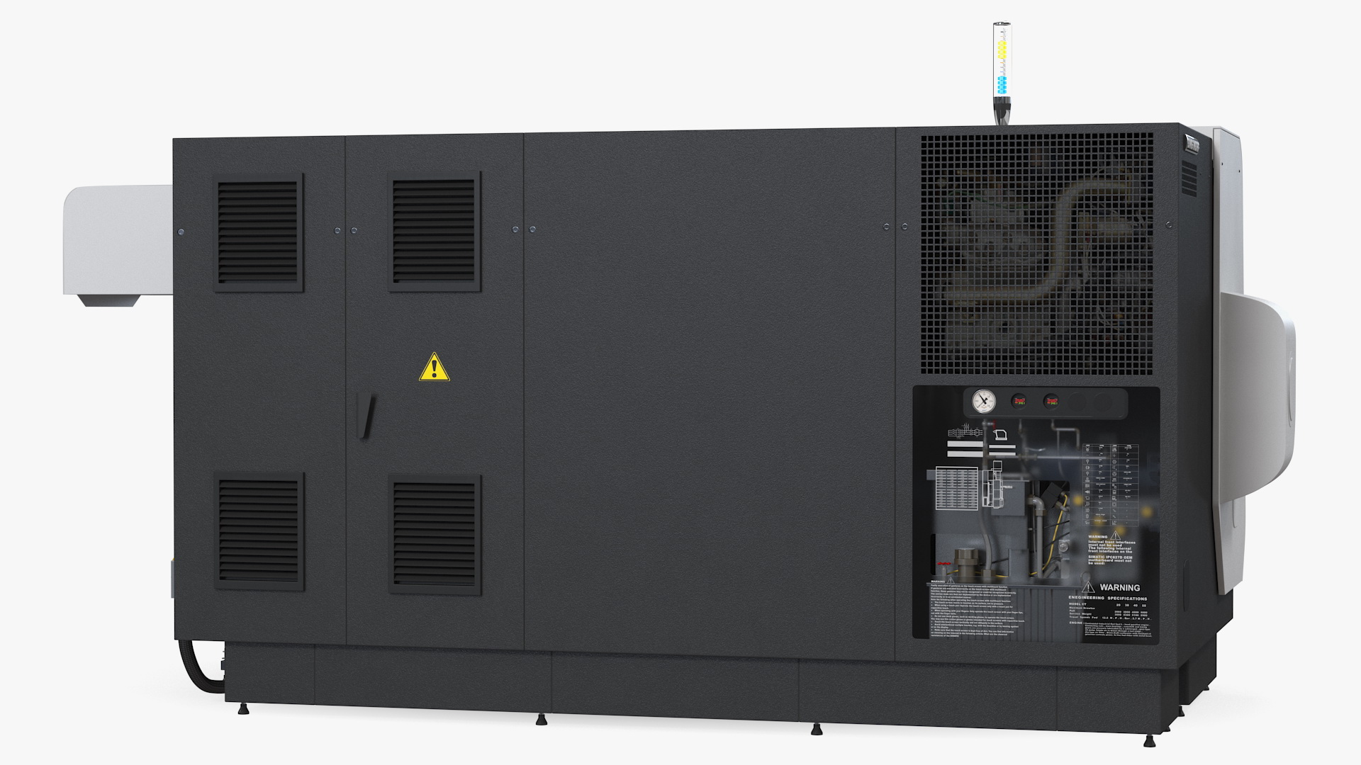 3D DMG Mori CTX Alpha 500 CNC Turning Center Rigged model