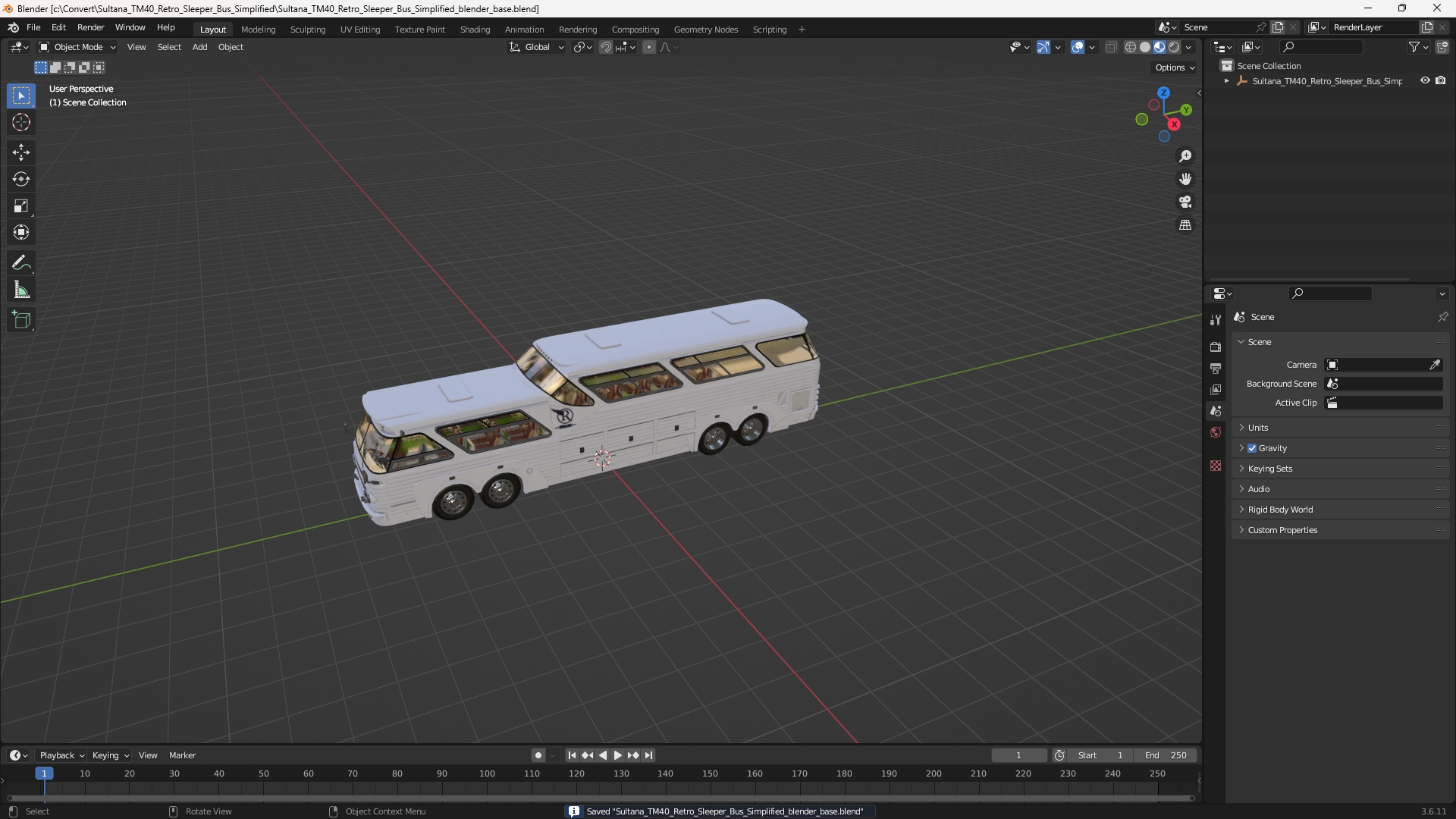 Sultana TM40 Retro Sleeper Bus Simplified - view 10