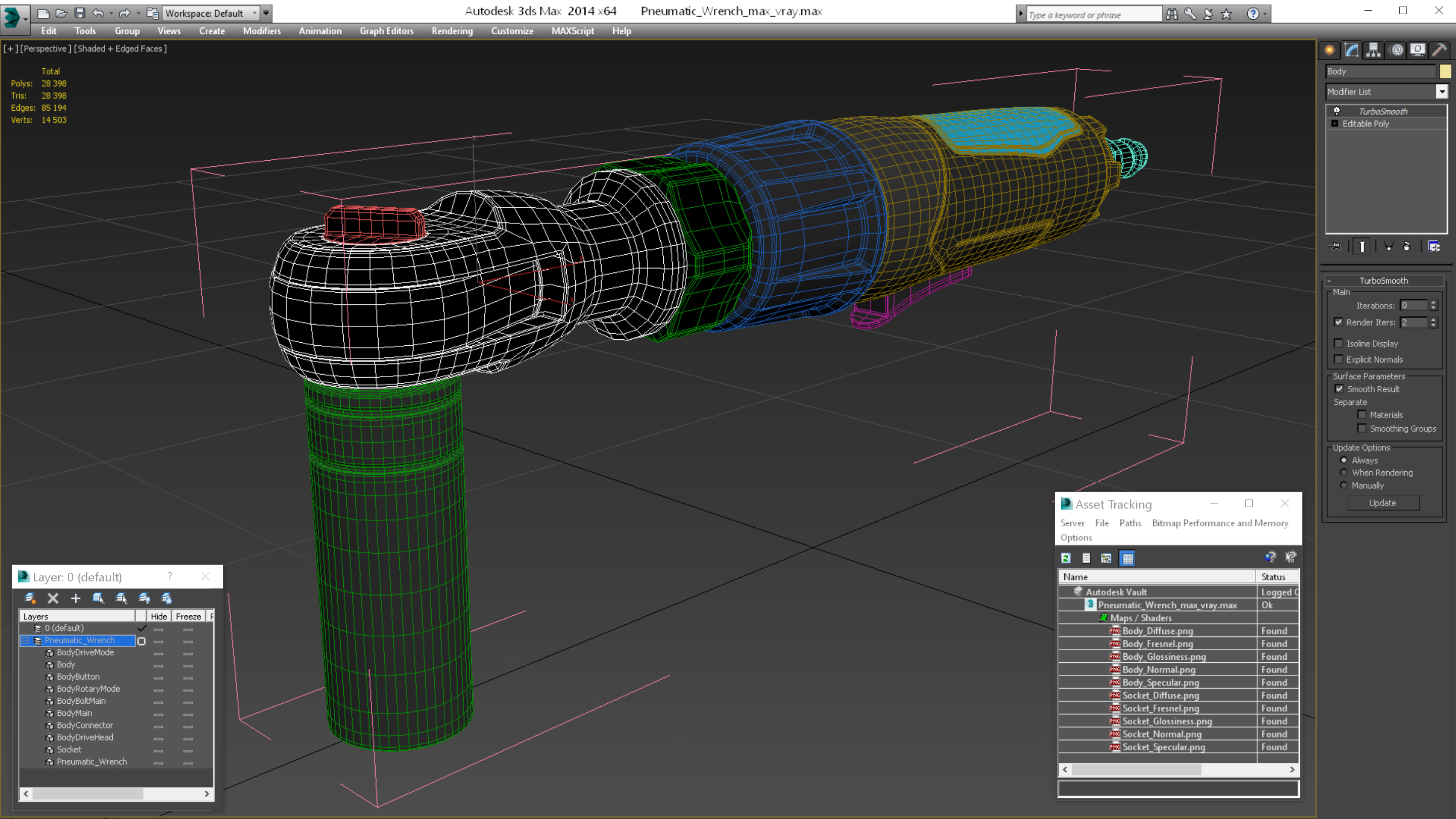 3D Pneumatic Wrench