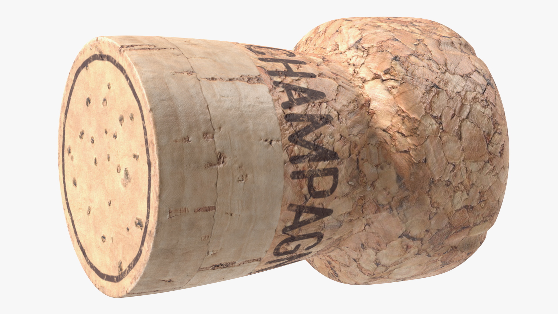 Champagne Cork 3D model