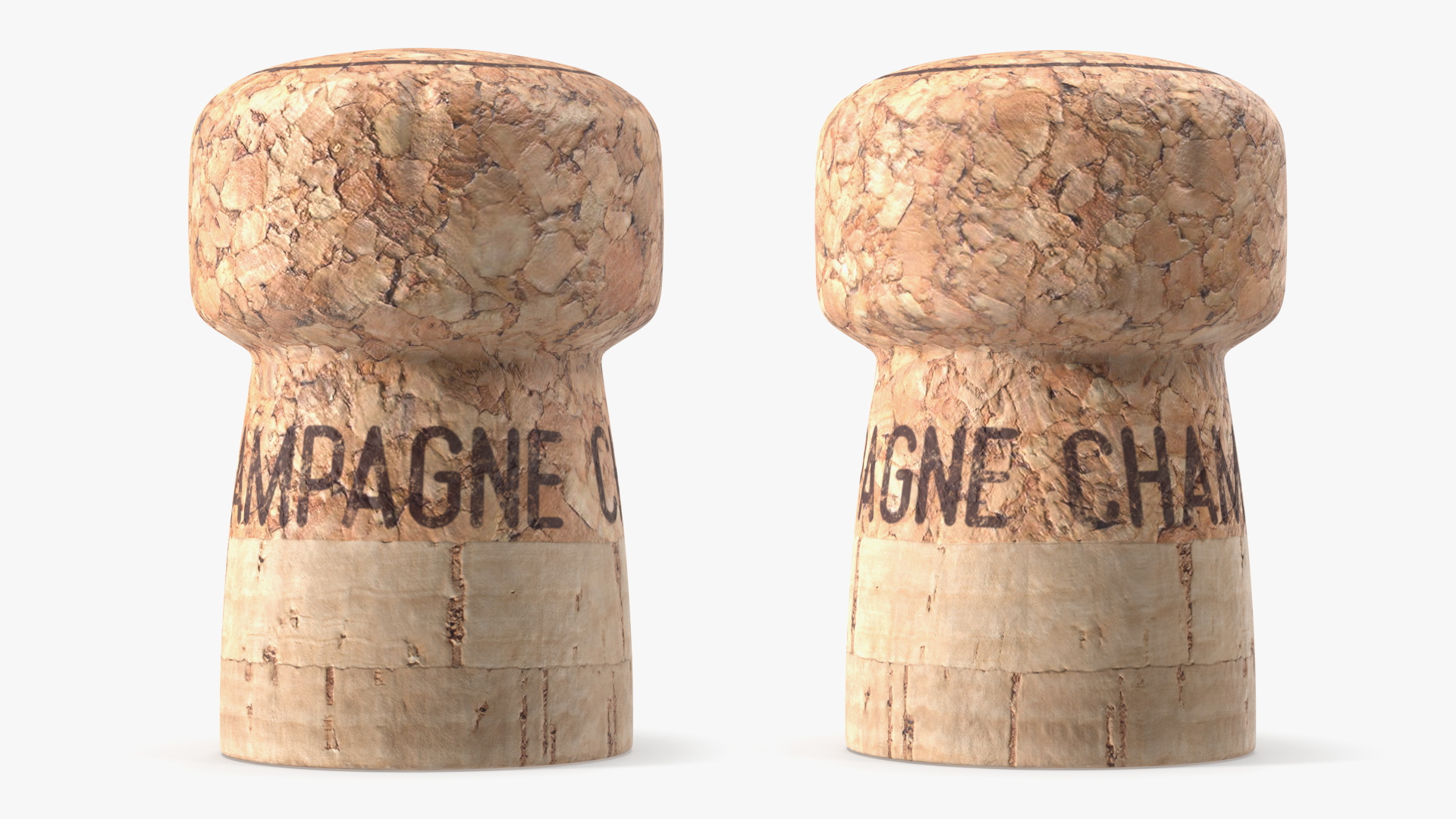 Champagne Cork 3D model