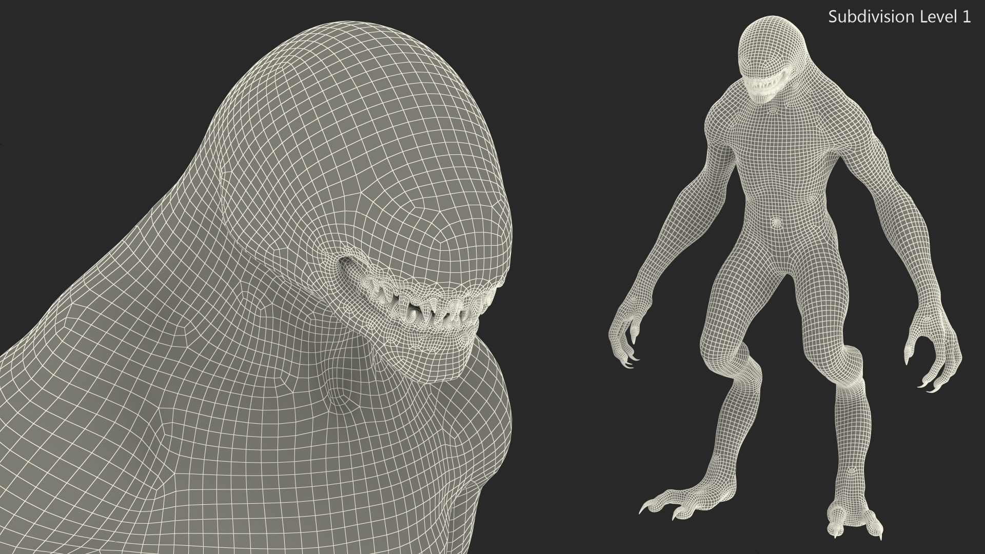 3D Monster Creature