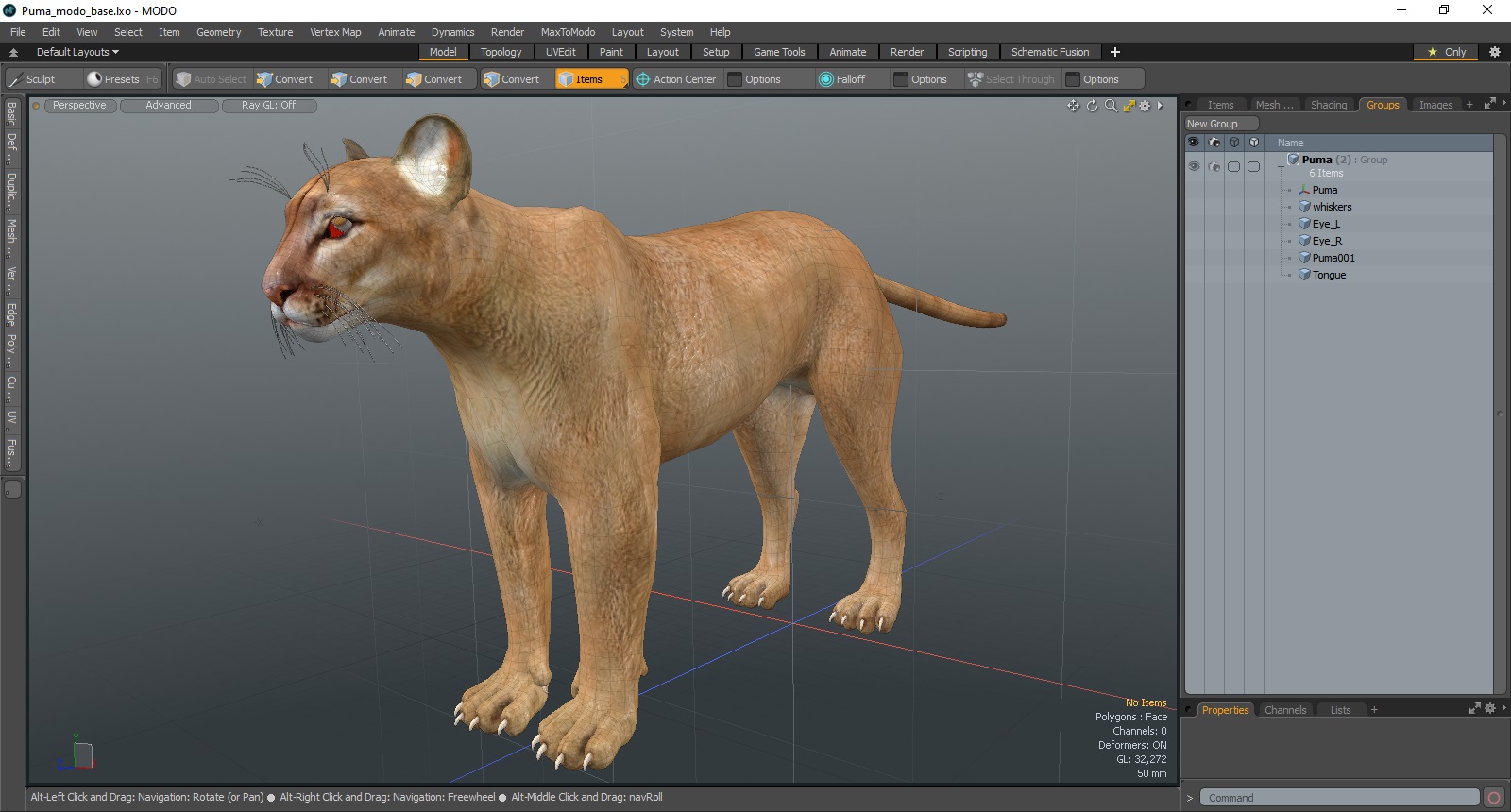 3D model Puma