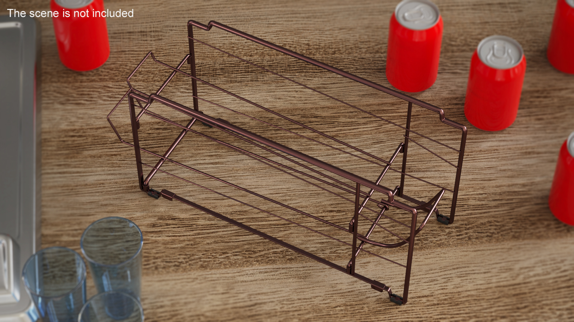 Cola Can Dispenser Dark Metal 3D model