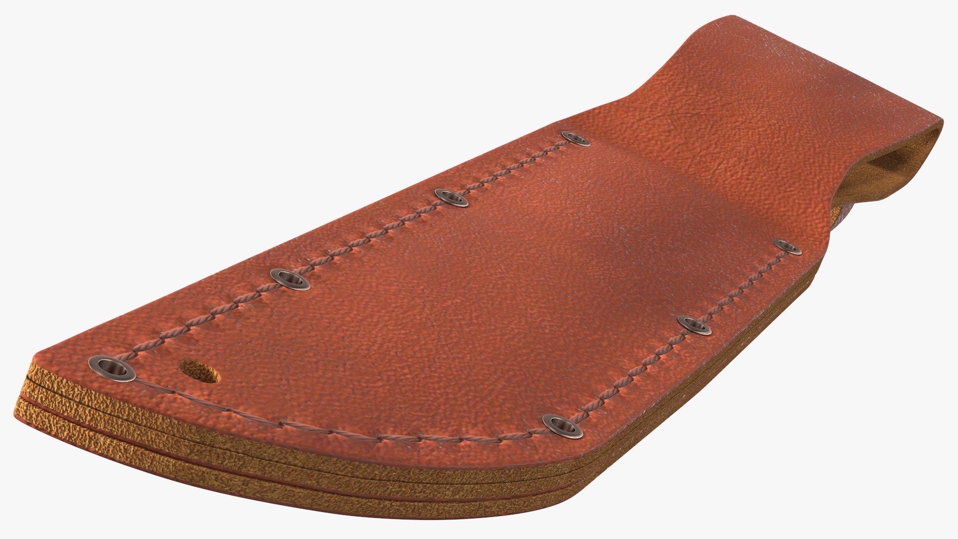 3D model Leather Sheath for the Full Size Ka Bar Knife