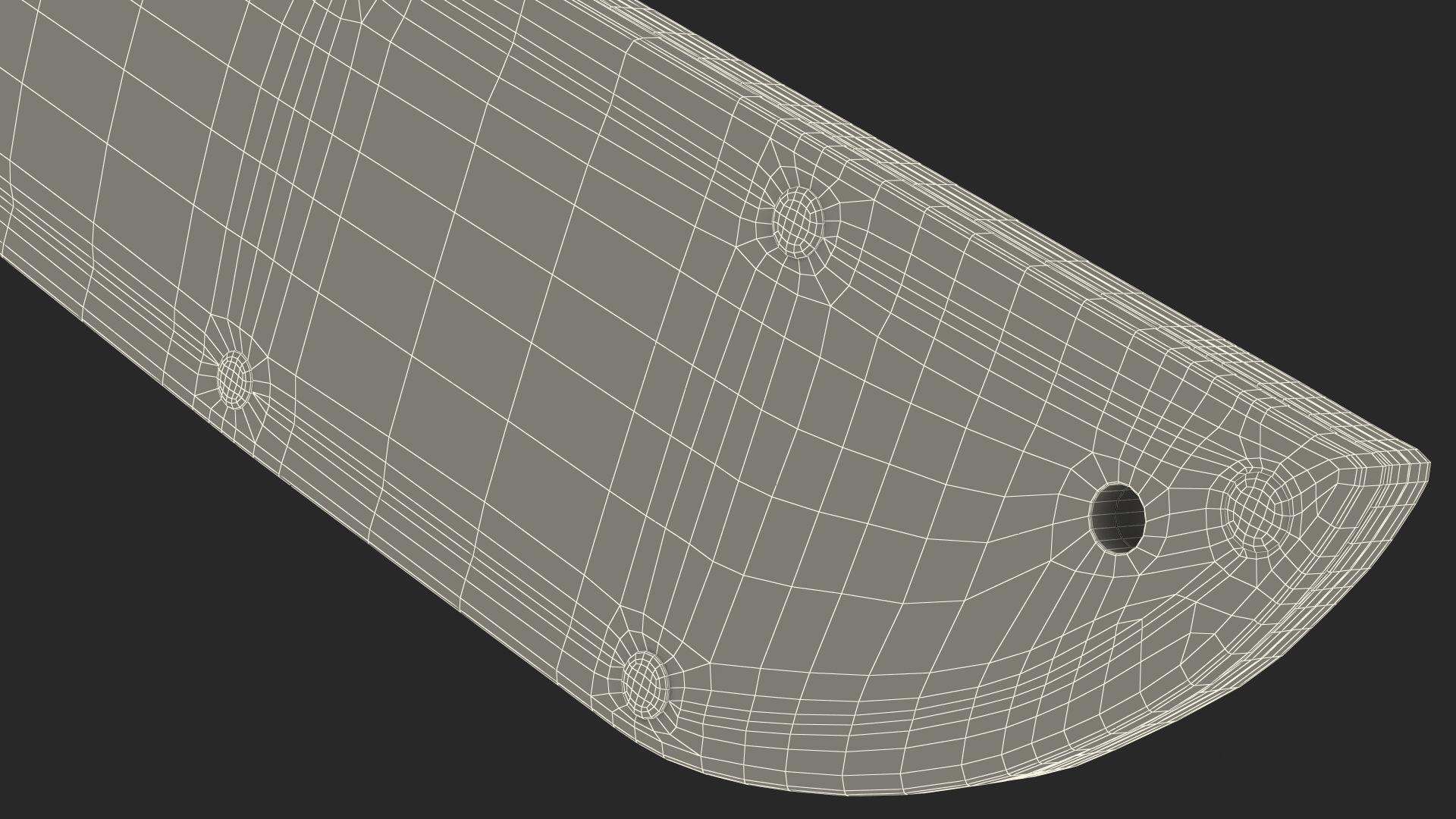 3D model Leather Sheath for the Full Size Ka Bar Knife
