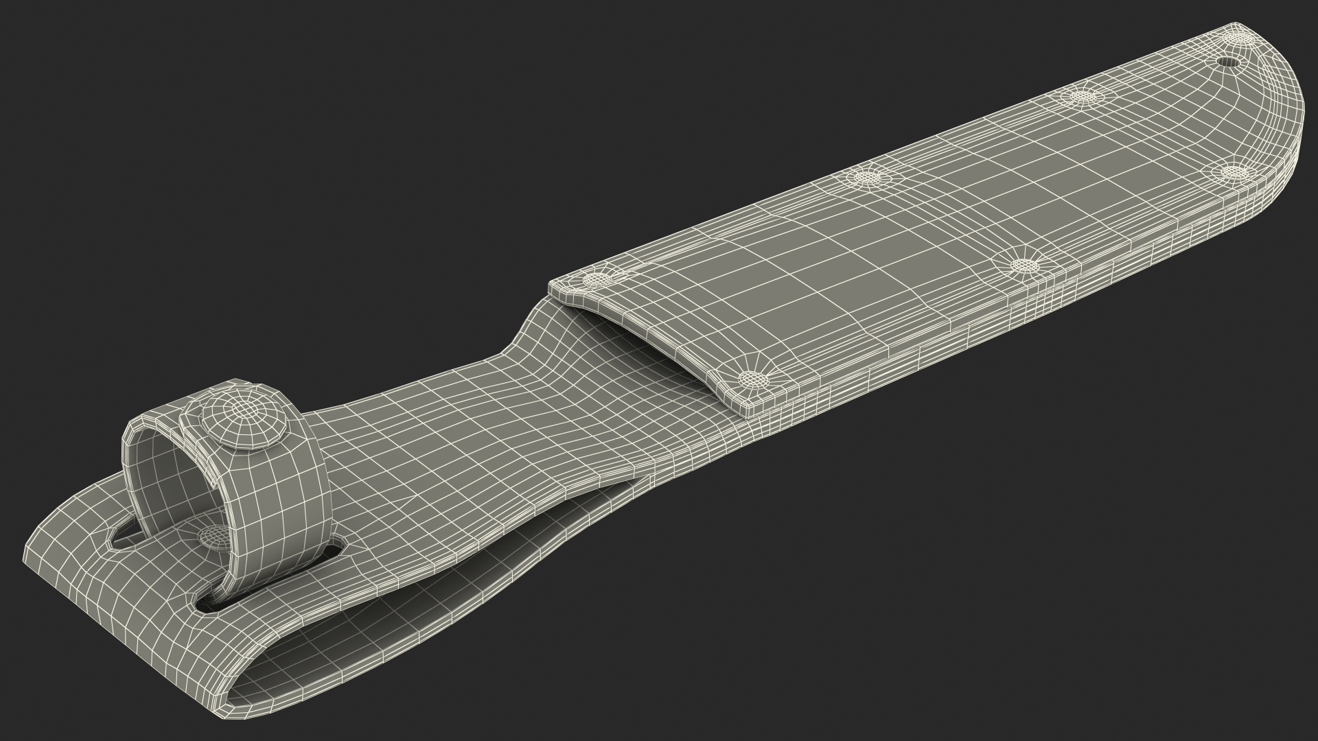 3D model Leather Sheath for the Full Size Ka Bar Knife