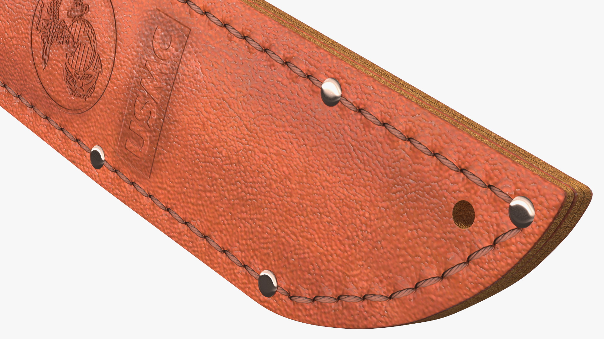 3D model Leather Sheath for the Full Size Ka Bar Knife