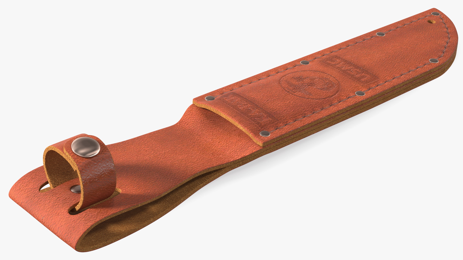3D model Leather Sheath for the Full Size Ka Bar Knife