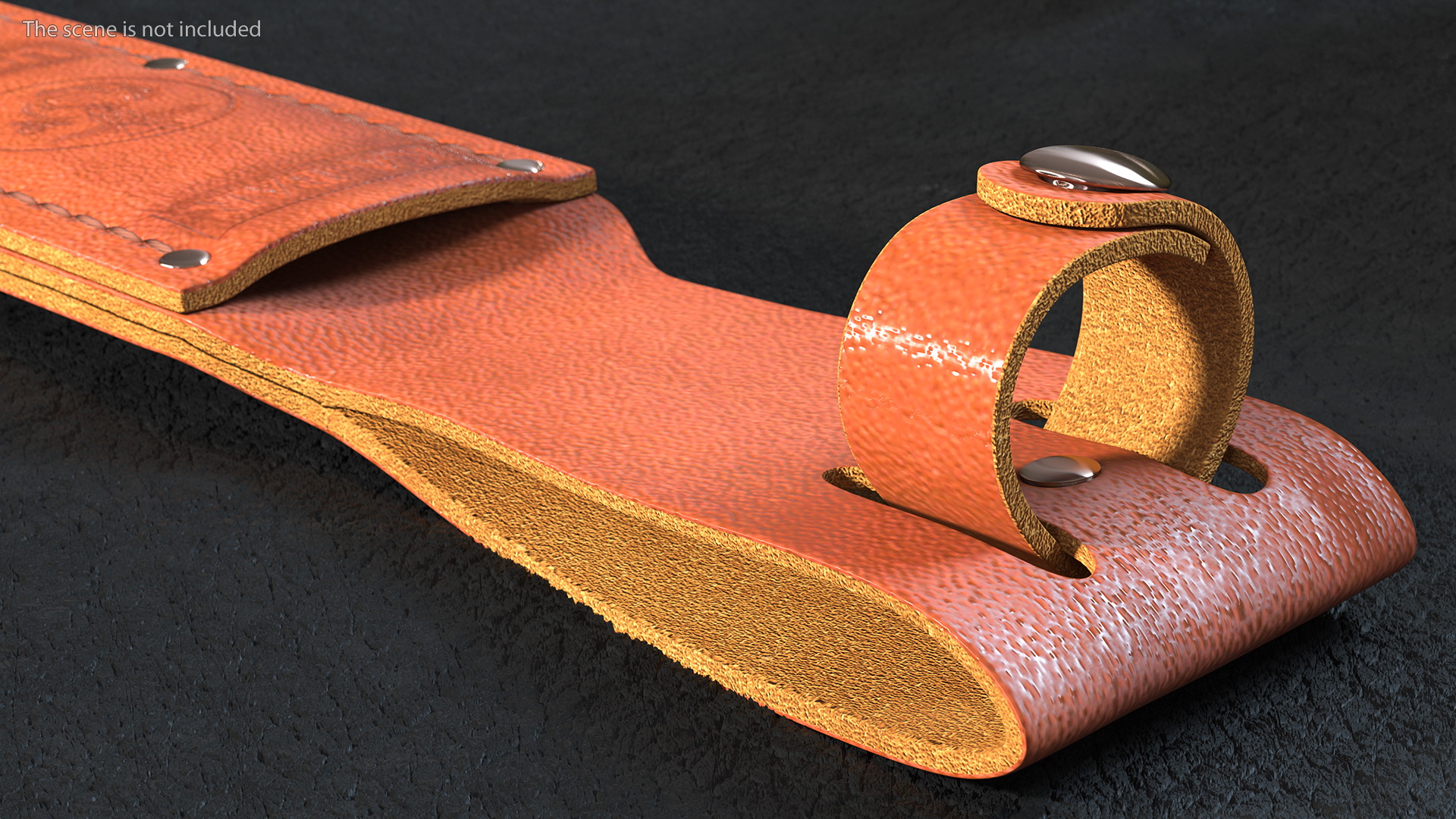 3D model Leather Sheath for the Full Size Ka Bar Knife