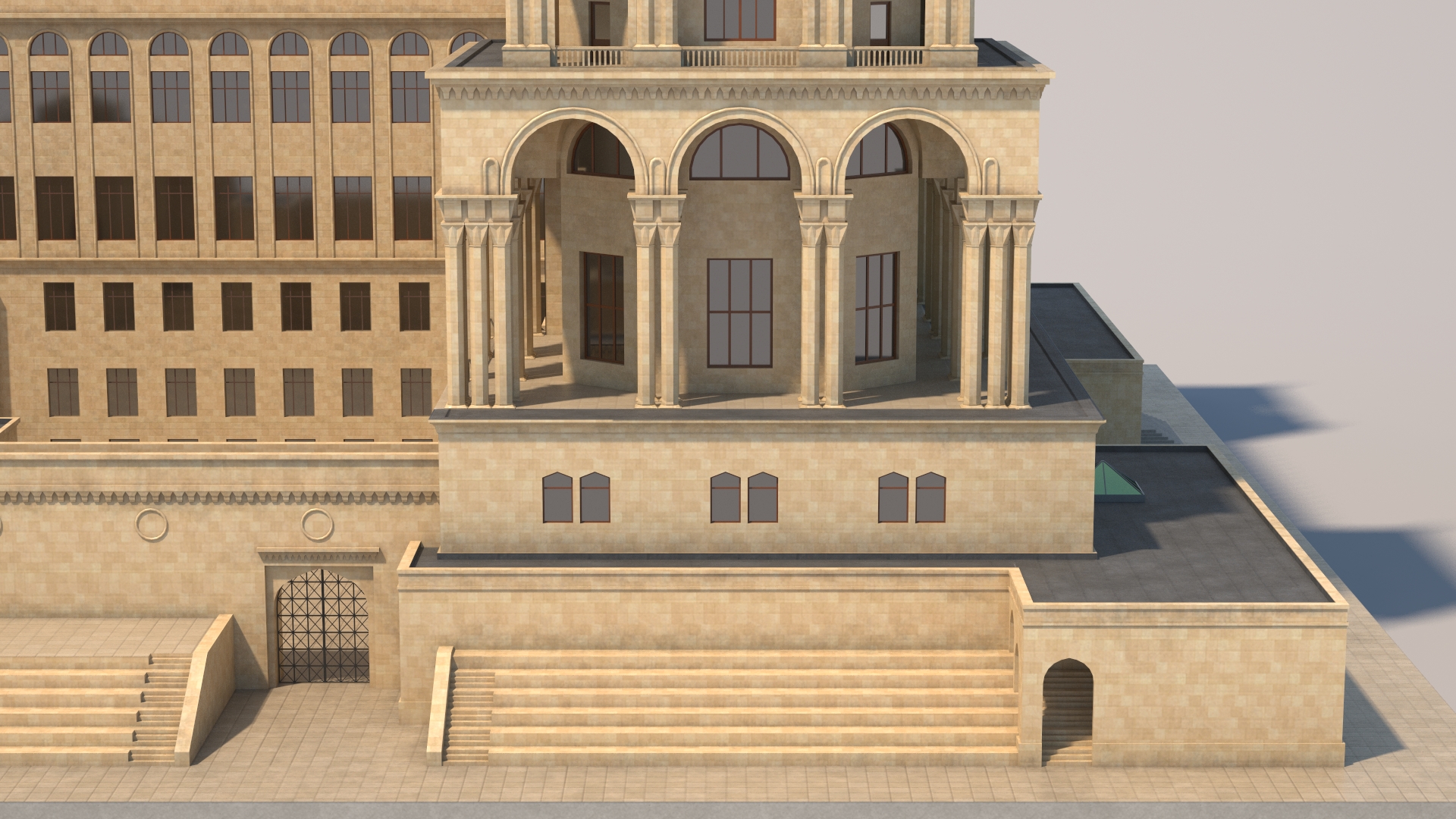 3D Baroque House model