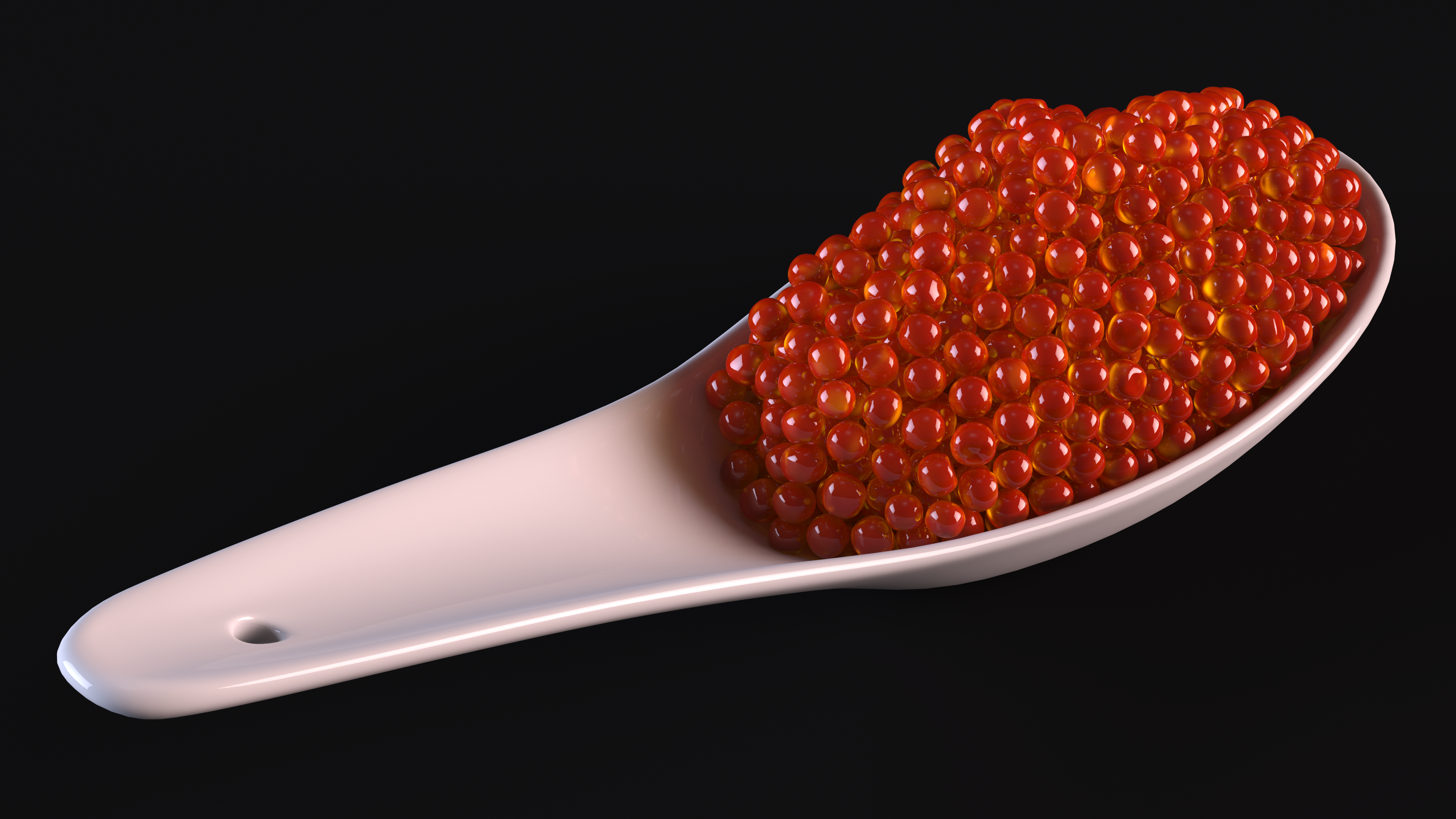 Spoon with Red Caviar, view 12