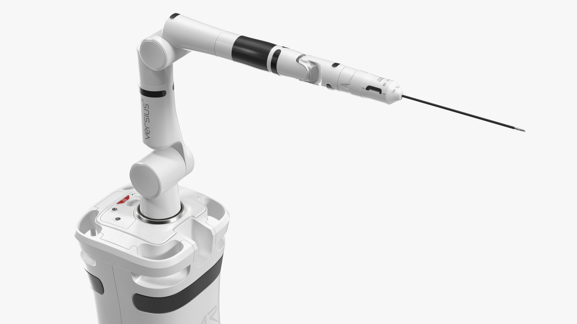 3D model Versius CMR Surgical with Patient on Hospital Bed and Doctor