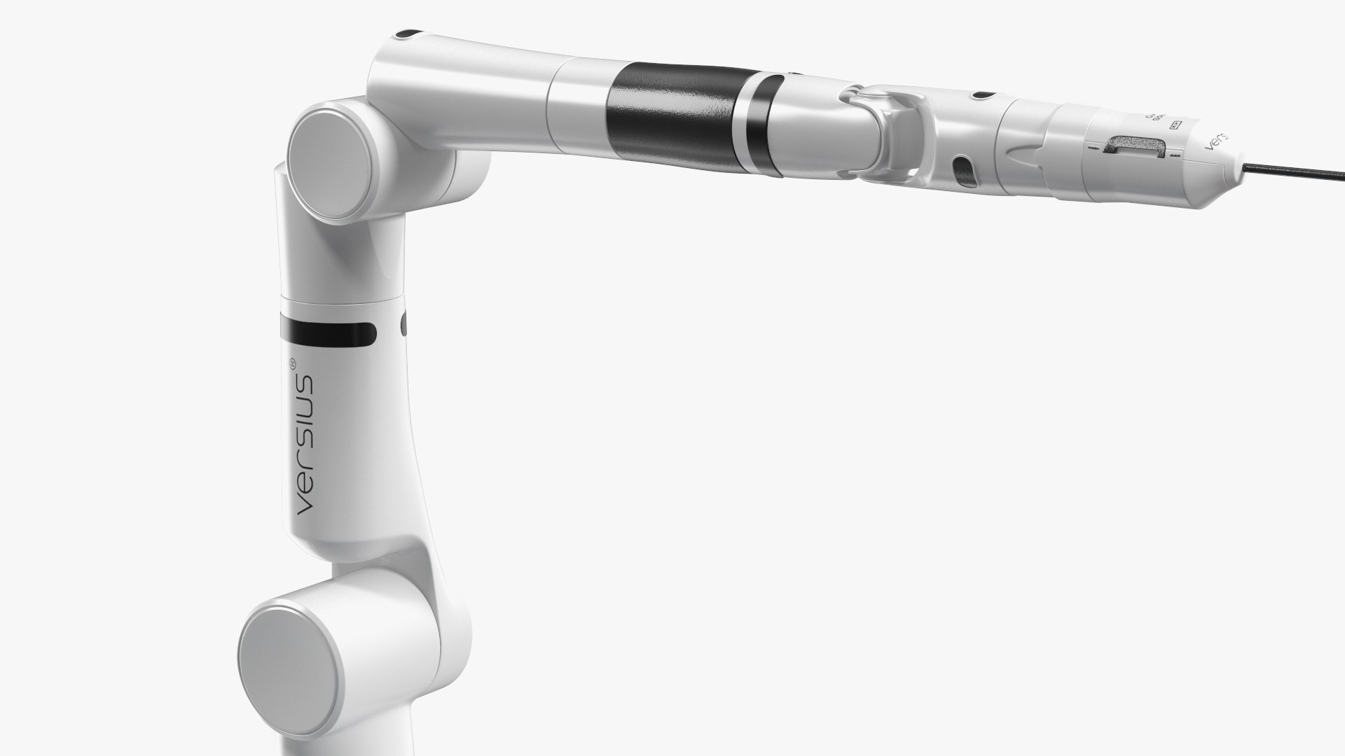3D model Versius CMR Surgical with Patient on Hospital Bed and Doctor