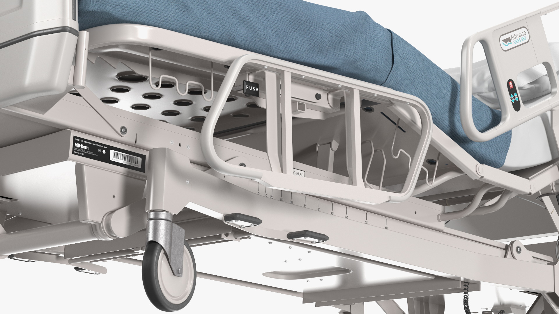 3D model Versius CMR Surgical with Patient on Hospital Bed and Doctor