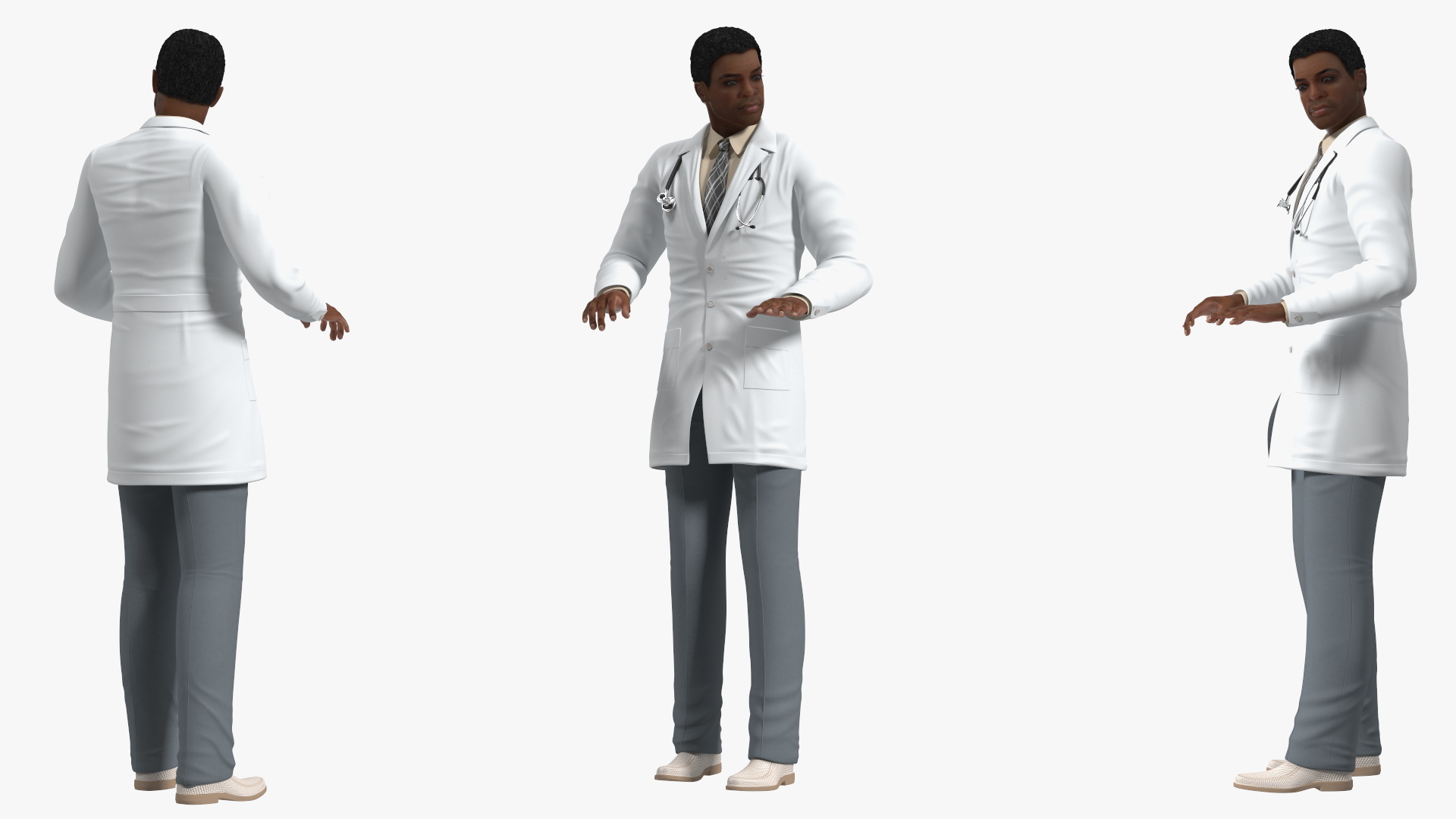 3D model Versius CMR Surgical with Patient on Hospital Bed and Doctor