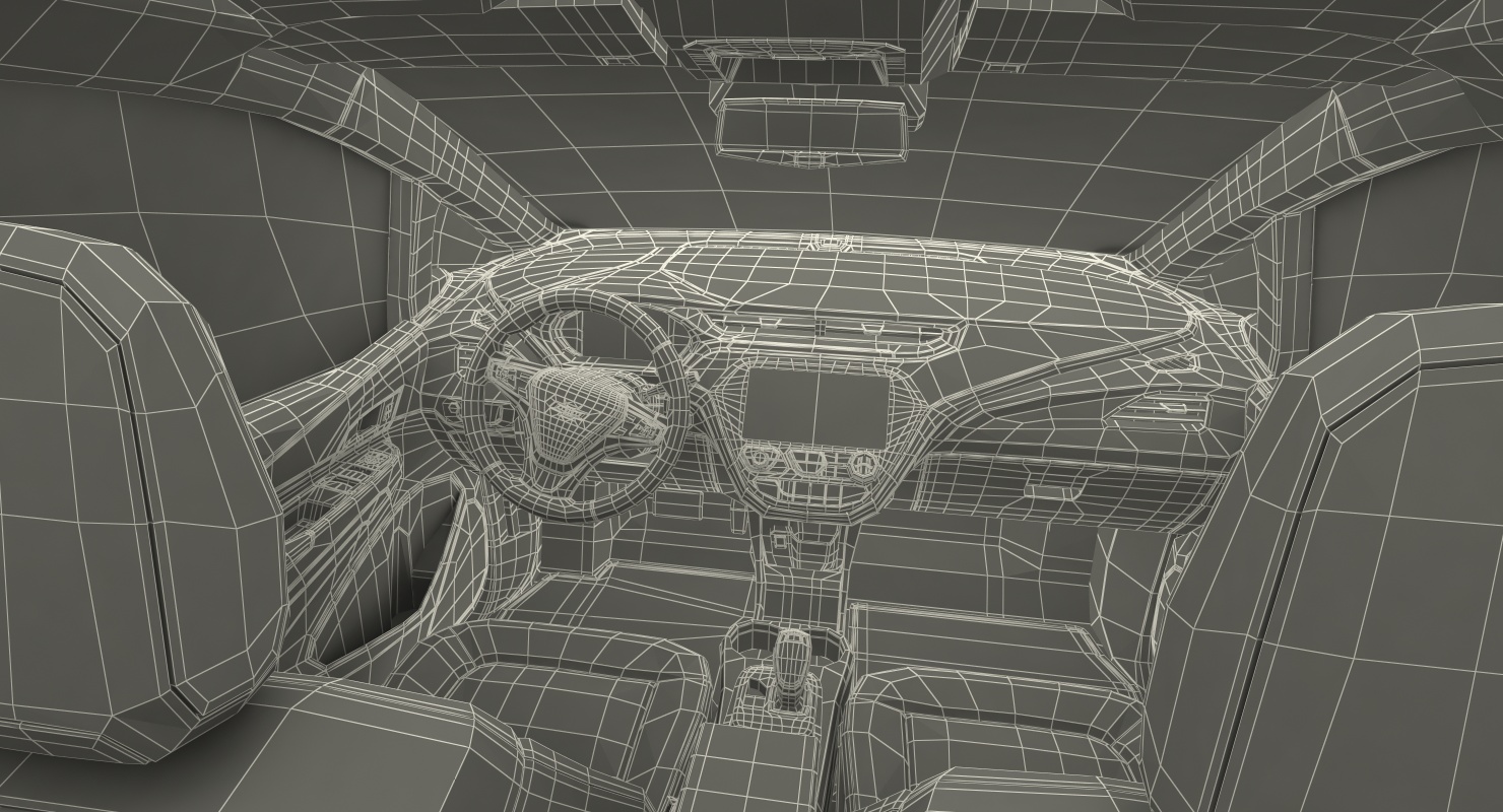 Chevrolet Bolt EV 2018 Rigged 3D model