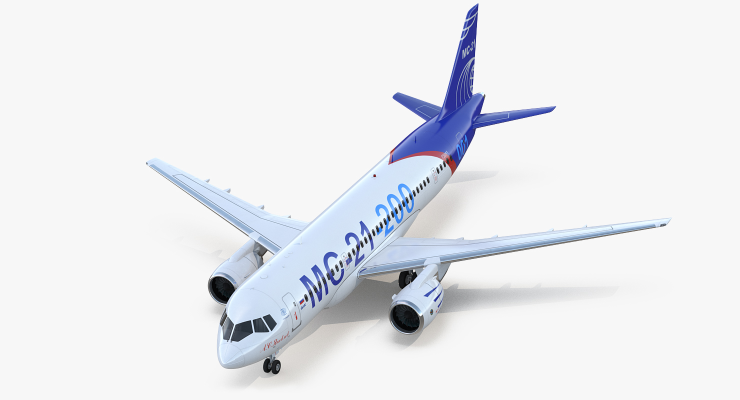 3D Twinjet Airliner MC 21 200
