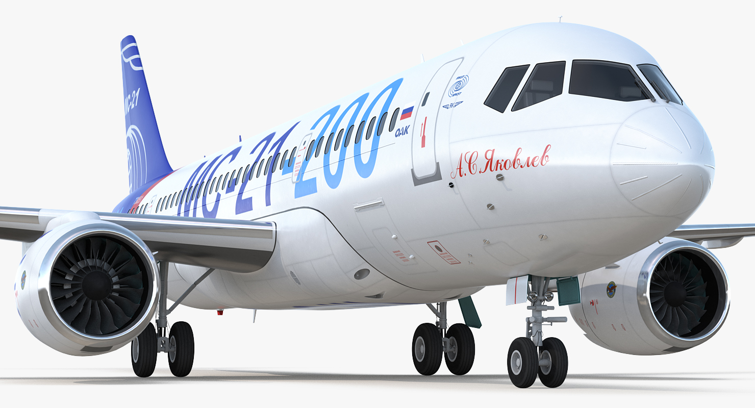 3D Twinjet Airliner MC 21 200