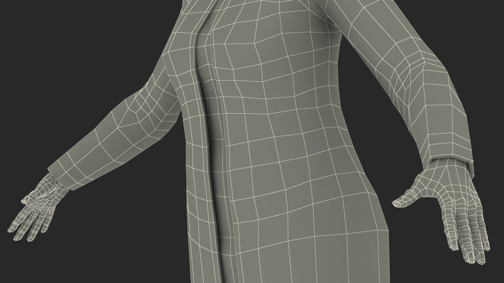 3D Afro American Woman Everyday Style Rigged