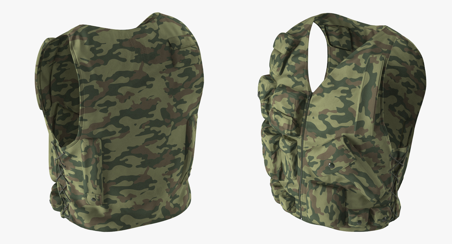 3D model Russian Jet Fighter Pilot Uniform 2