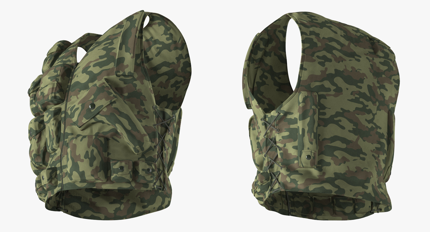 3D model Russian Jet Fighter Pilot Uniform 2
