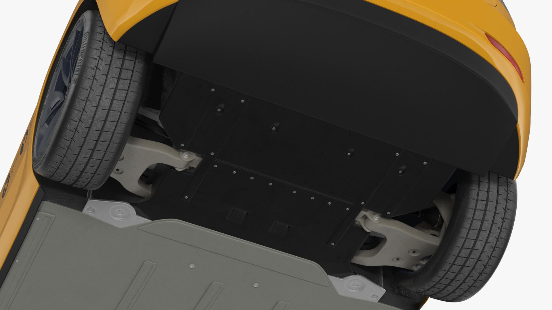3D Tesla Model 3 Taxi model