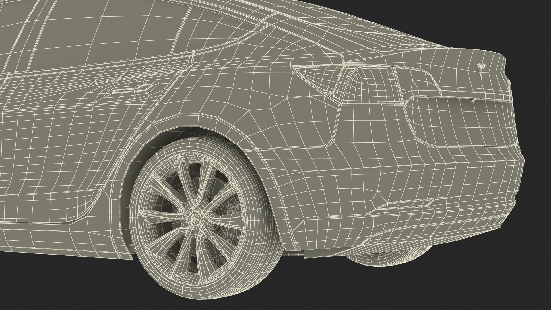 3D Tesla Model 3 Taxi model