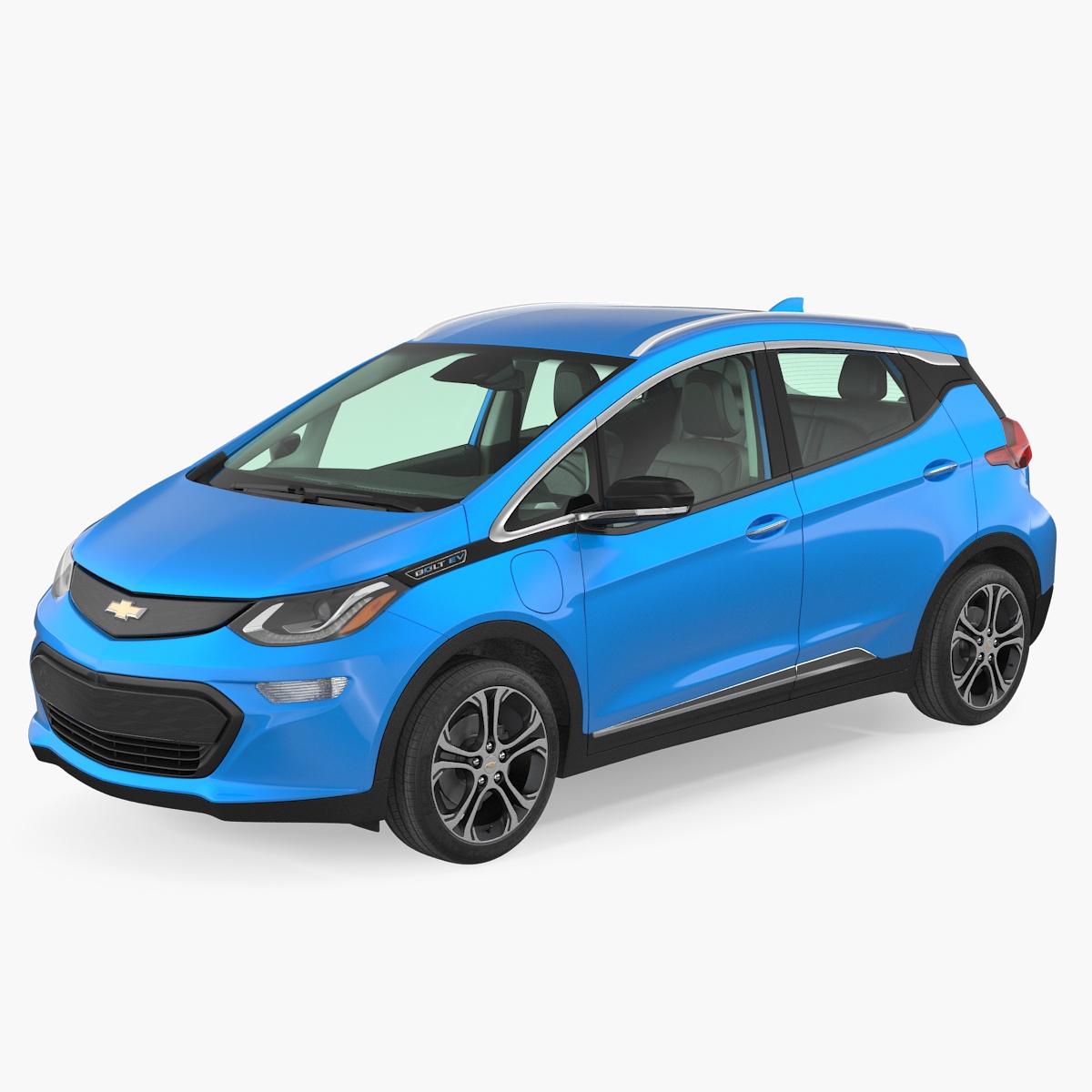 Chevrolet Bolt EV 2018 3D Model, view 4