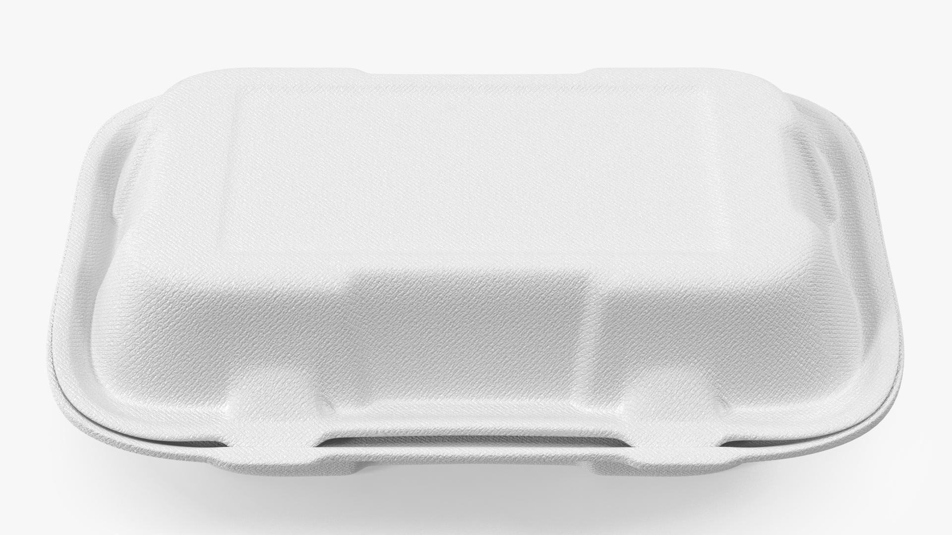 3D Rectangular Food Container Closed model