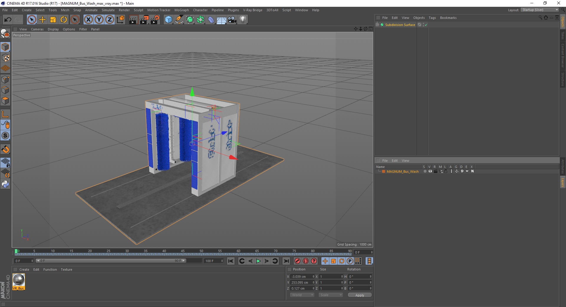 3D model MAGNUM Bus Wash