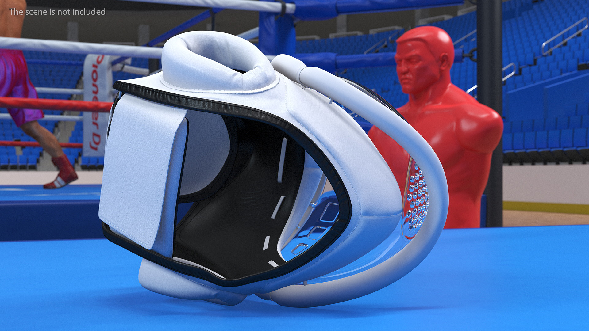 3D model Kudo Head Guard Playwell White